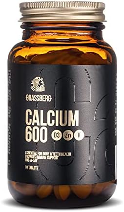 GRASSBERG Calcium 600 D3 K+Zn 60 tablets