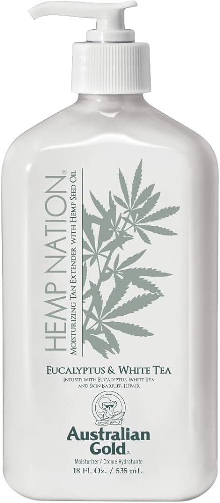Australian Gold Hemp Nation Moisturizing Tan Extender Eucalyptus & White Tea 535 ml