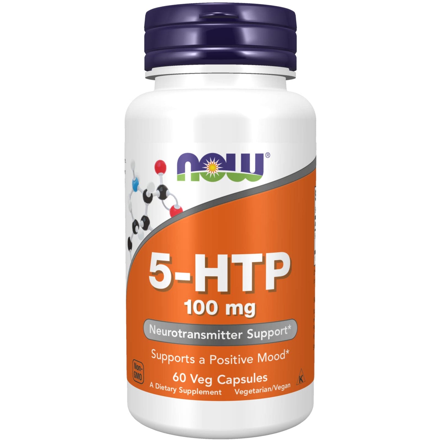 NOW 5 - HTP 100mg 60 Veg Capsules