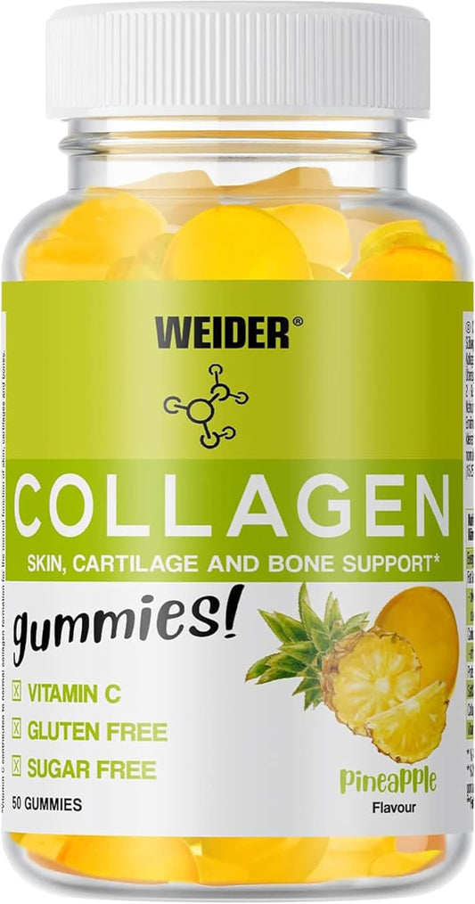 WEIDER Nutrition Collagen Gummies Pineapple Flavour 50 Gummies