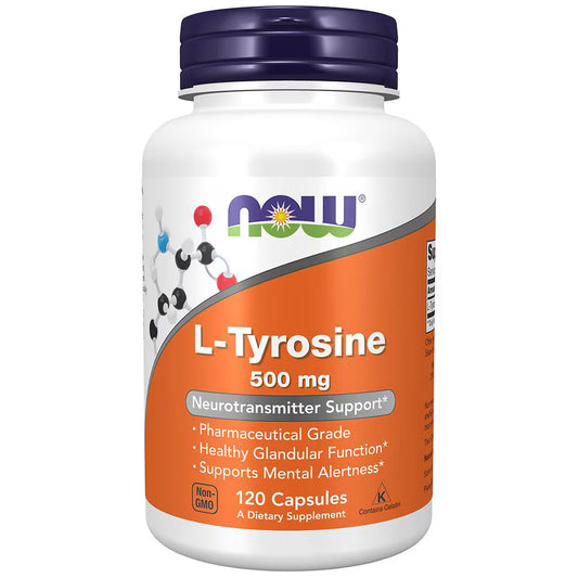 NOW FOODS L - Tyrosine 500mg 120 capsules