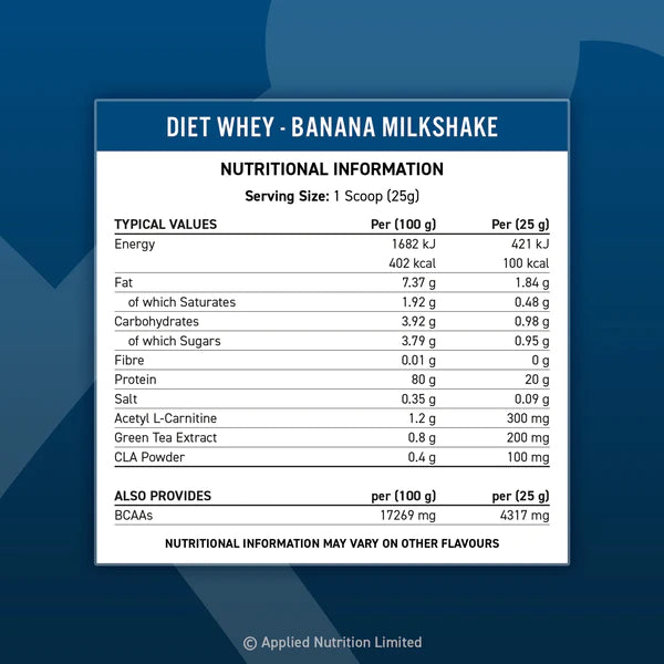 Applied Nutrition Diet Whey Protein 1kg