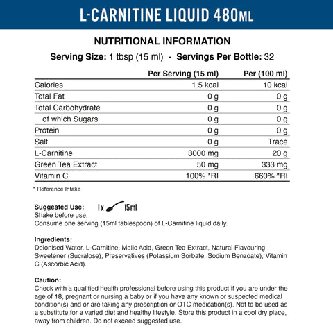 APPLIED NUTRITION L - Carnitine 3000mg