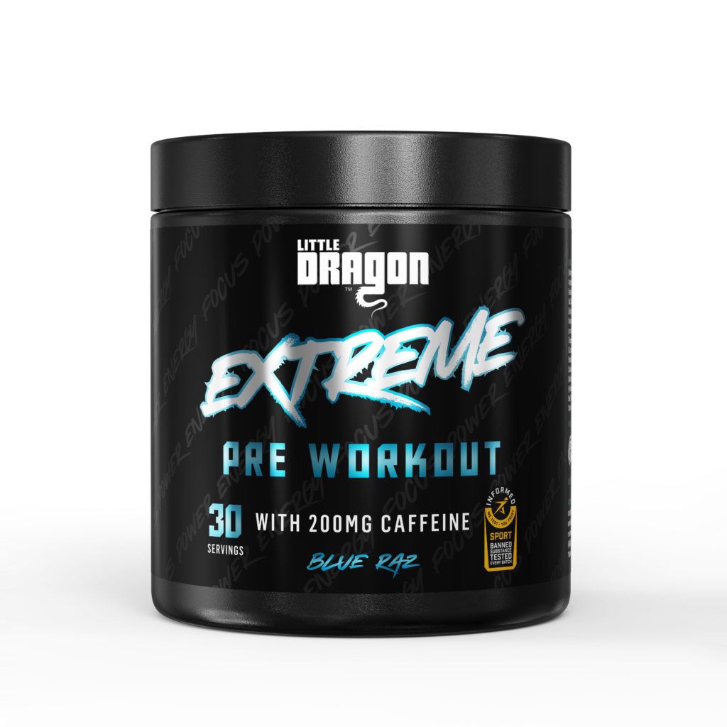 Little Dragon Extreme Pre - Workout 30 Servings Blue Raz Flavour