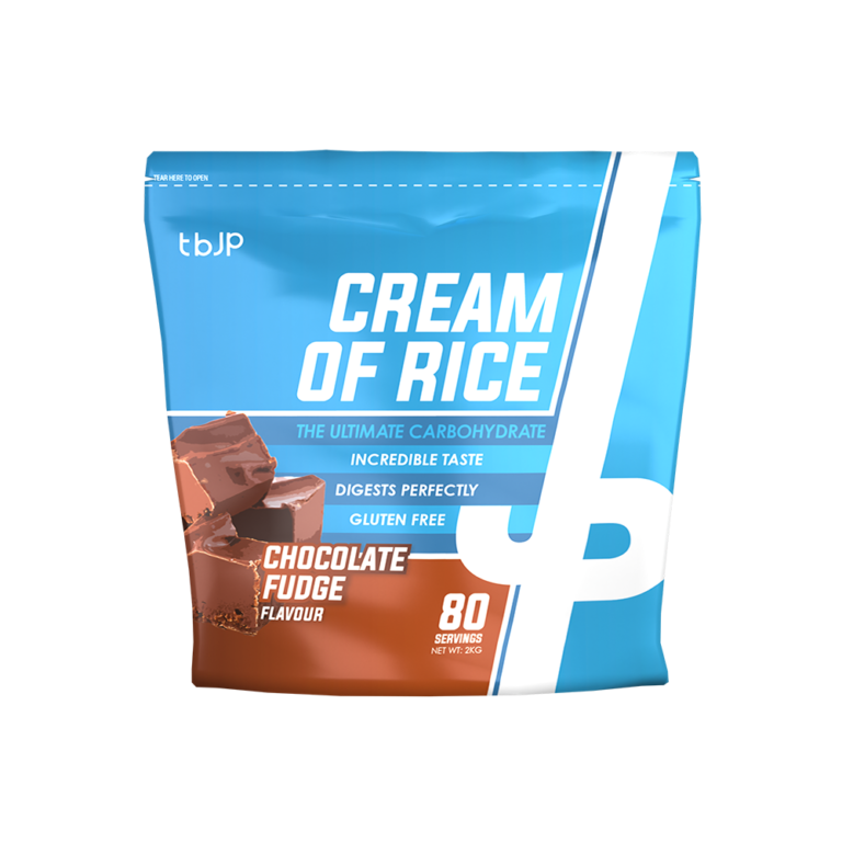 Trained By JP Nutritions Cream of Rice 2 kg 80 Servings Chocolate Fudge