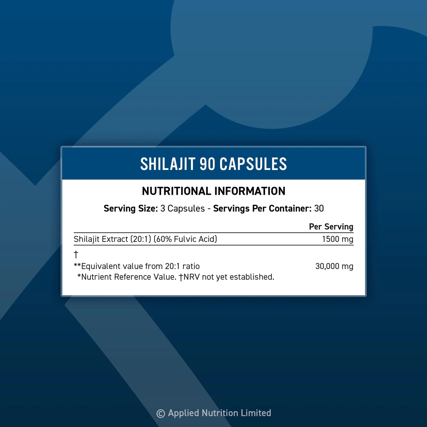 APPLIED NUTRITION Shilajit Himalayan Health 30 servings