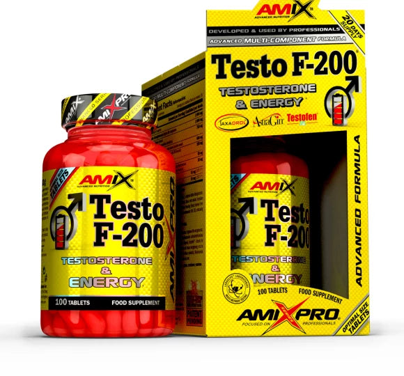 🔥 Amix Testo F-200 Testosterone & Energy 100 tablets BUY 2 + GET 1 FREE
