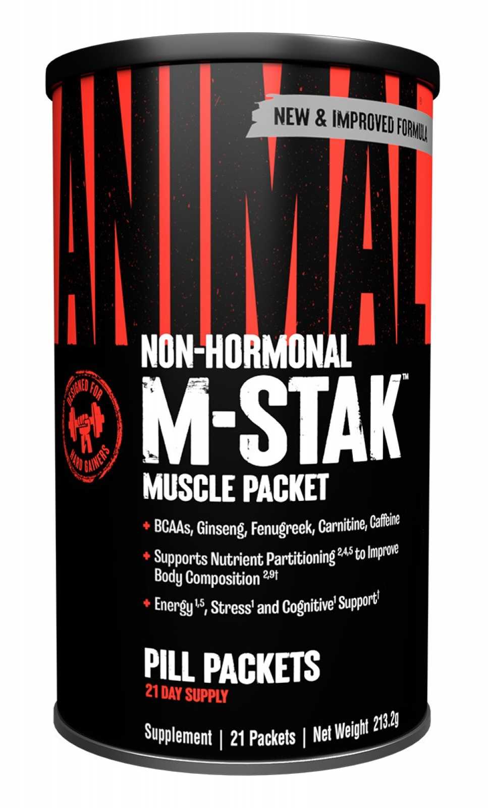 UNIVERSAL NUTRITION Non Hormonal M - STAK Muscle pack 21 Packets
