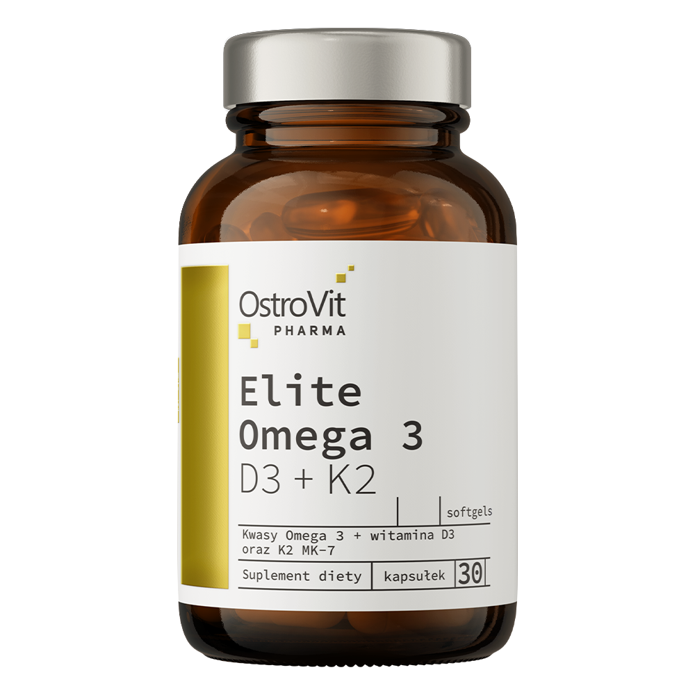Ostrovit Pharma Elite Omega 3 D3 + K2 30 Softgels