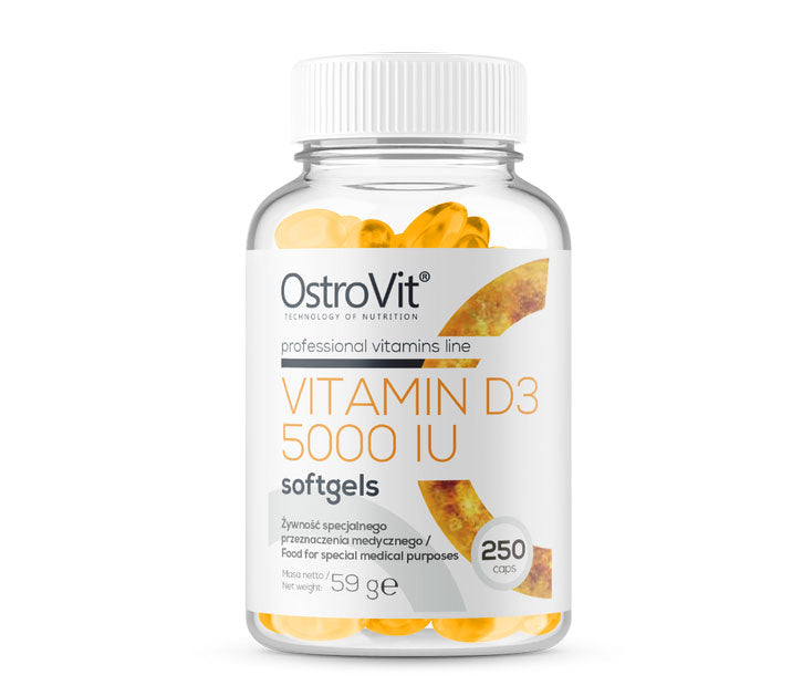 OstroVit Vitamin D3 5000IU 250capsules