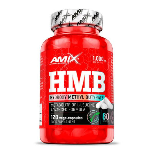 Amix HMB Hydroxy Methyl Butyrate 120 Vege Capsules