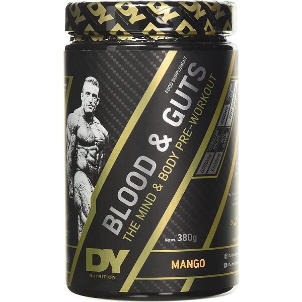 Dorian Yates Nutrition  Blood & Guts The Mind and Body Pre - Wourkout 20 Servings