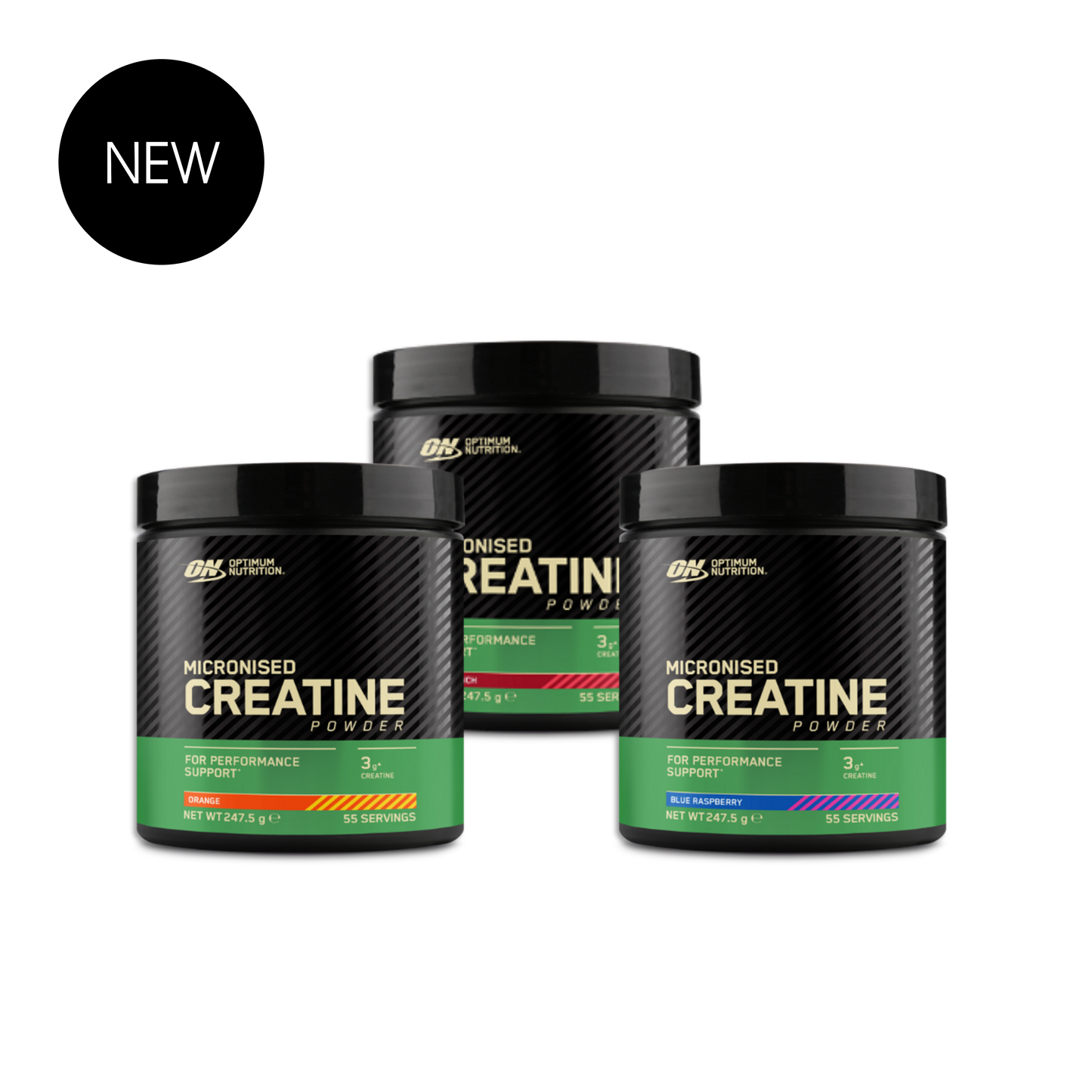 Optimum Nutrition Micronized Creatine with Flavour 247.5g