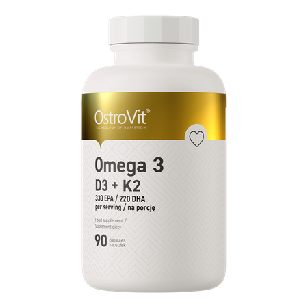 OstroVit Omega 3 D3 + K2 90 Capsules