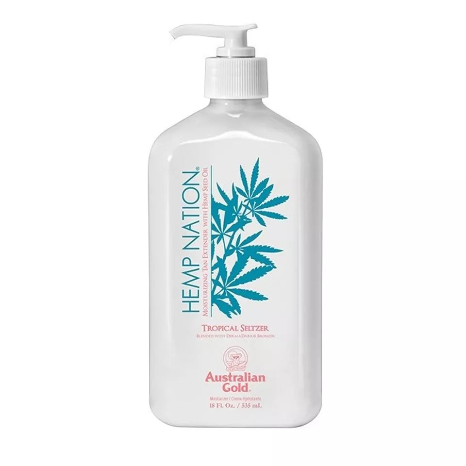 Australian Gold Hemp Nation Tropical Seltzer Moisturizing Tan Extender 535ml