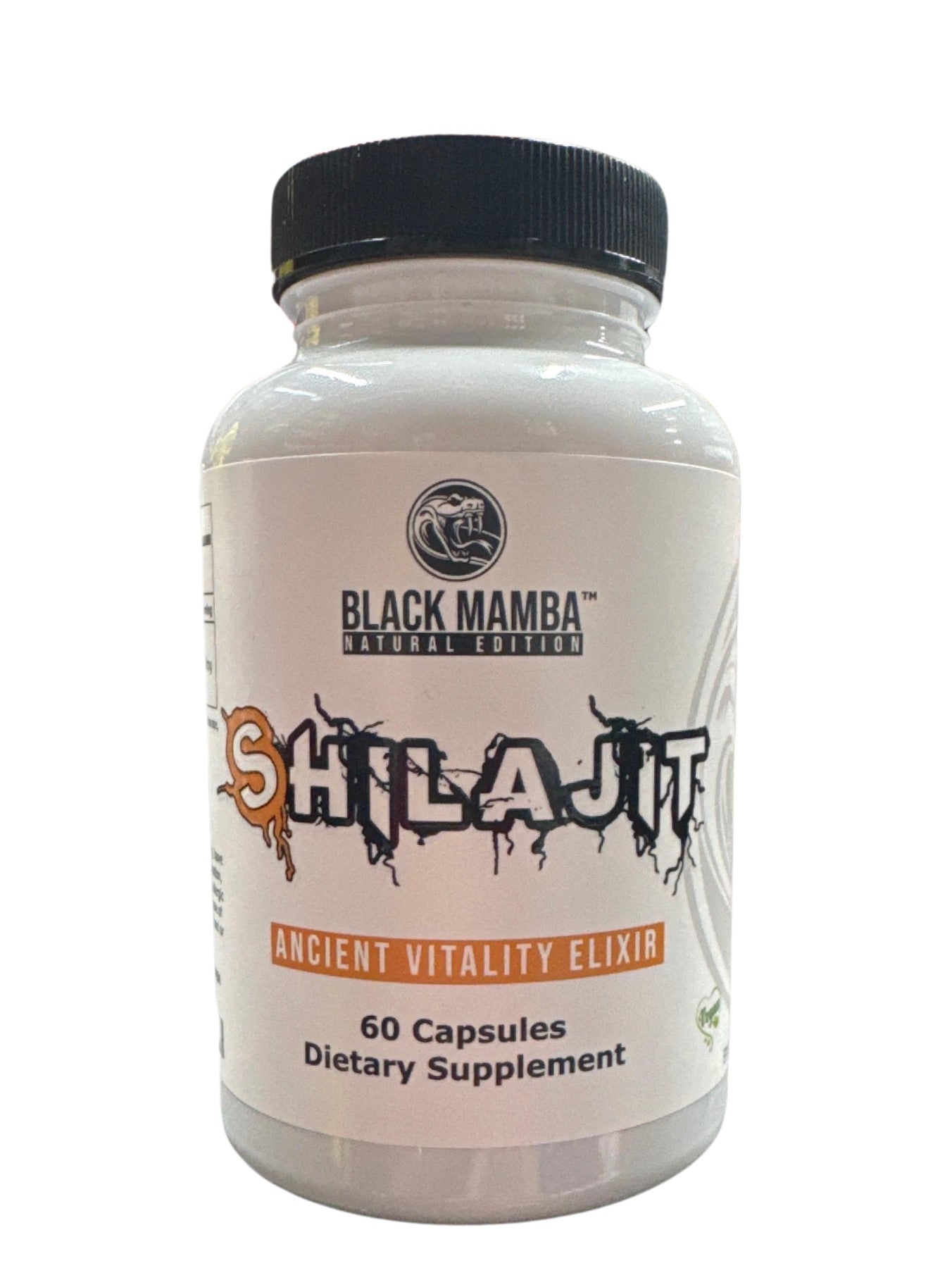 Black Mamba Himalayan Shilajit 60 Vege Capsules