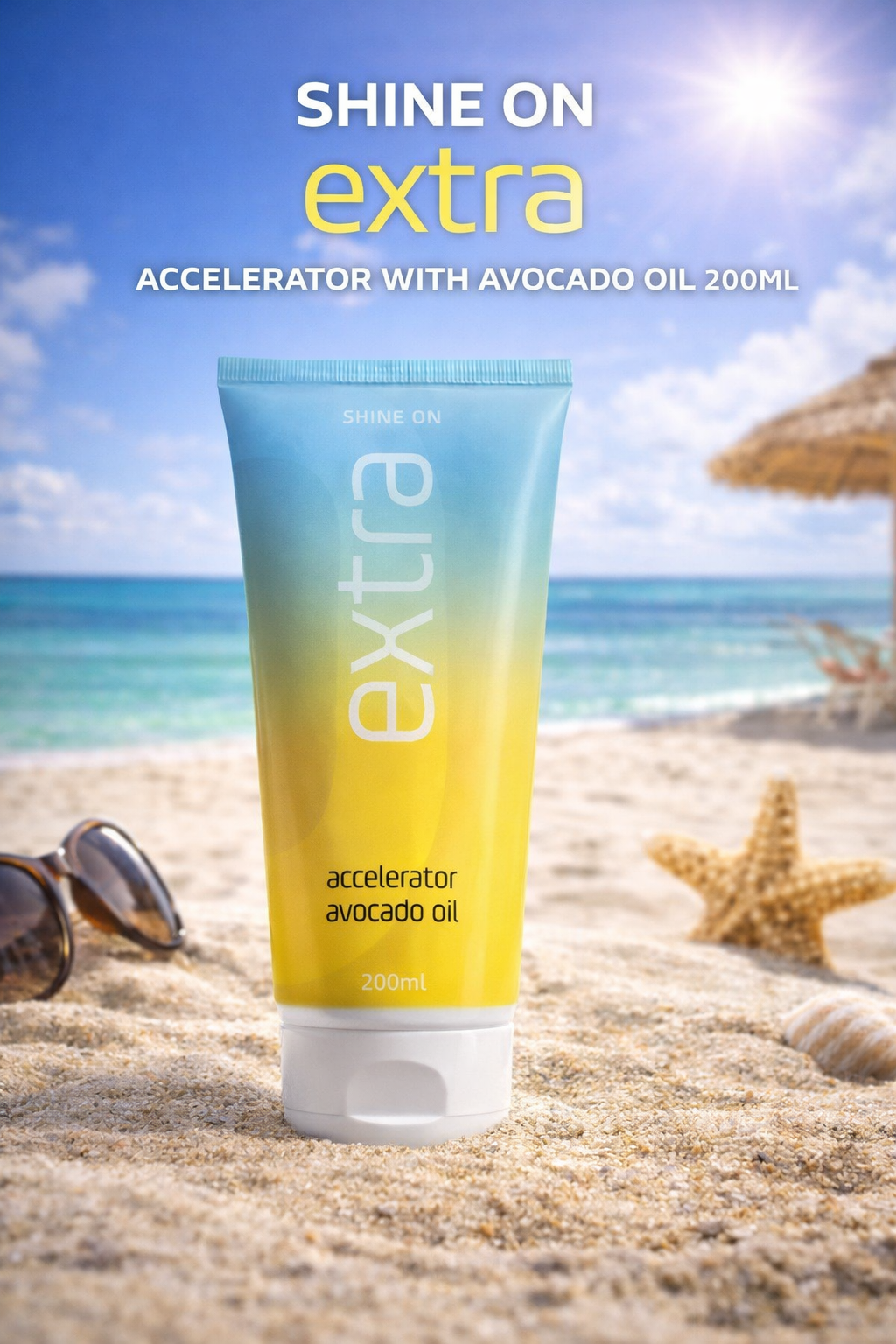 shine on tanning accelerator avocado oil 200ml TROPICANA