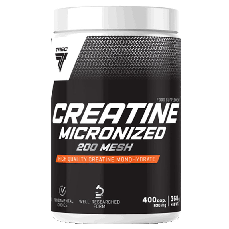 TREC NUTRITION Creatine Micronized 200 Mesh 400 Capsules