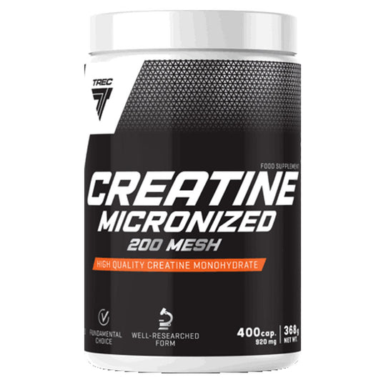 TREC NUTRITION Creatine Micronized 200 Mesh 400 Capsules