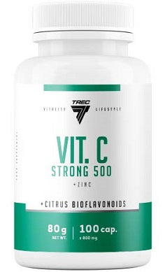 TREC Nutrition Vitamin C Strong 500 + Zinc 100 Capsules