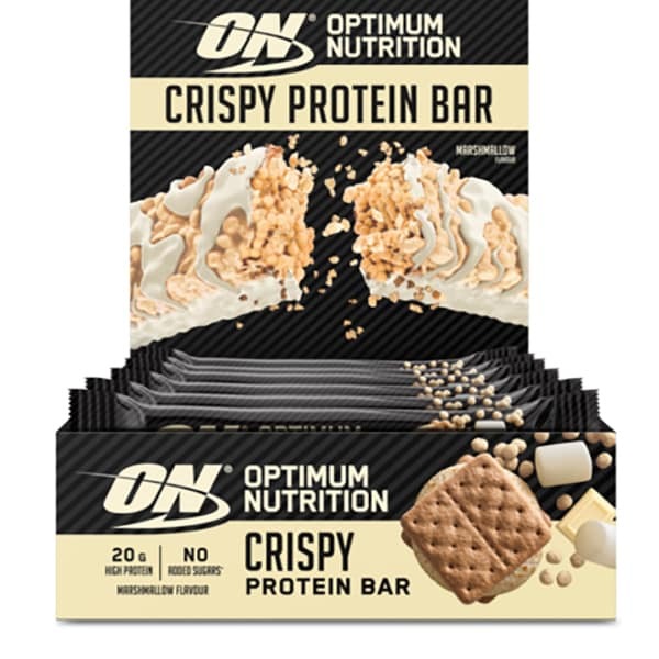 ON Crispy Protein Bar Marshmallow Flavour 10 x 65g