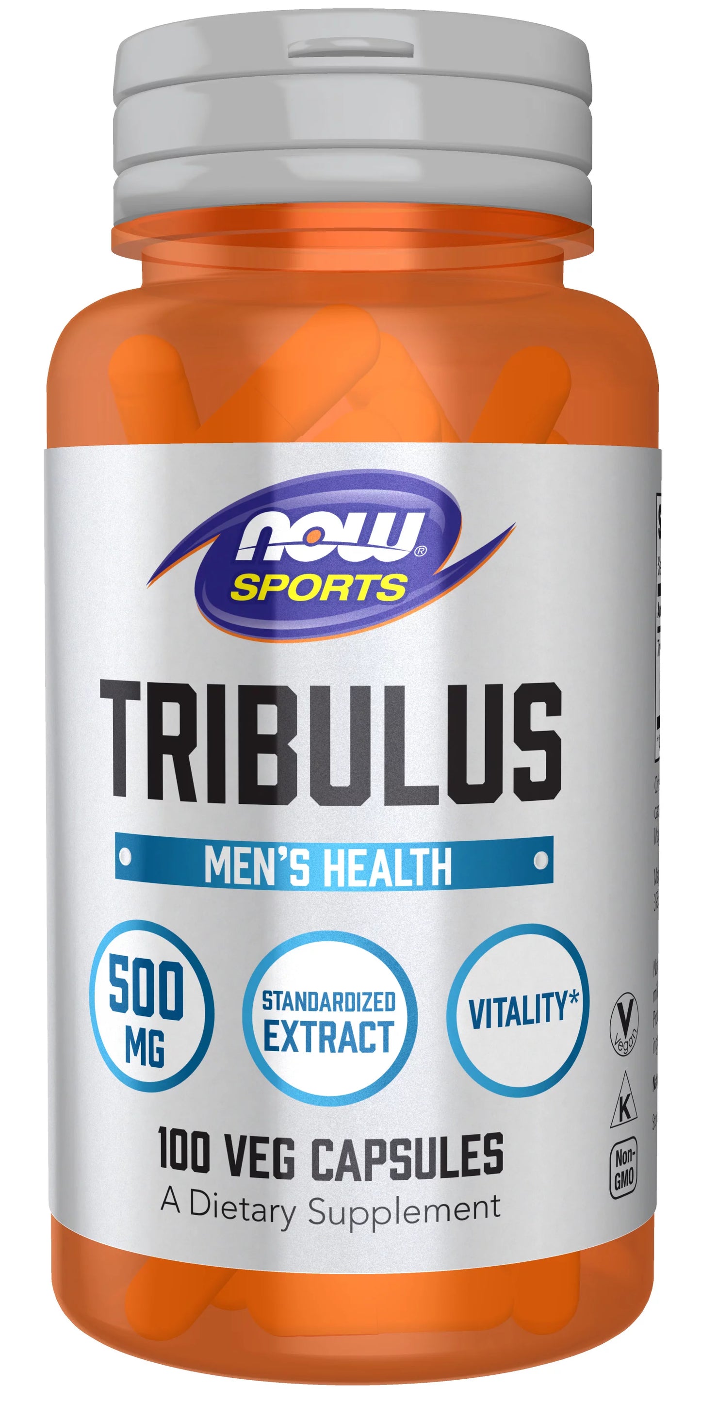Now Sports Tribulus 500mg 100 Veg Capsules
