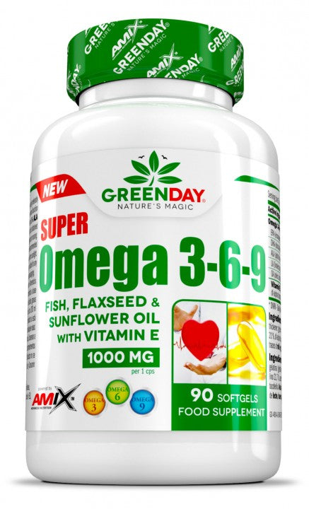 Amix Greenday Omega 3-6-9  90 softgels
