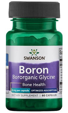 Swanson Boron Bororganic Glycine 60 capsules