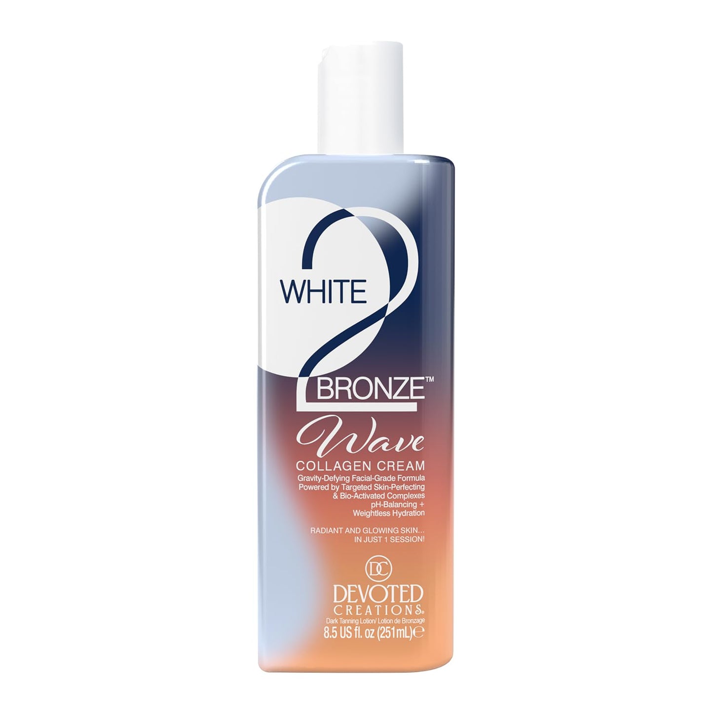 DEVOTED CREATIONS White 2 Bronze Wave Collagen Cream 251ml