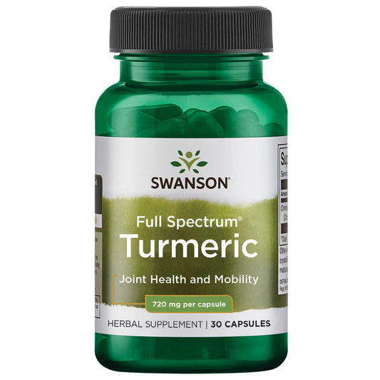 Swanson Full Spectrum Turmeric 720mg per capsule 30 capsules