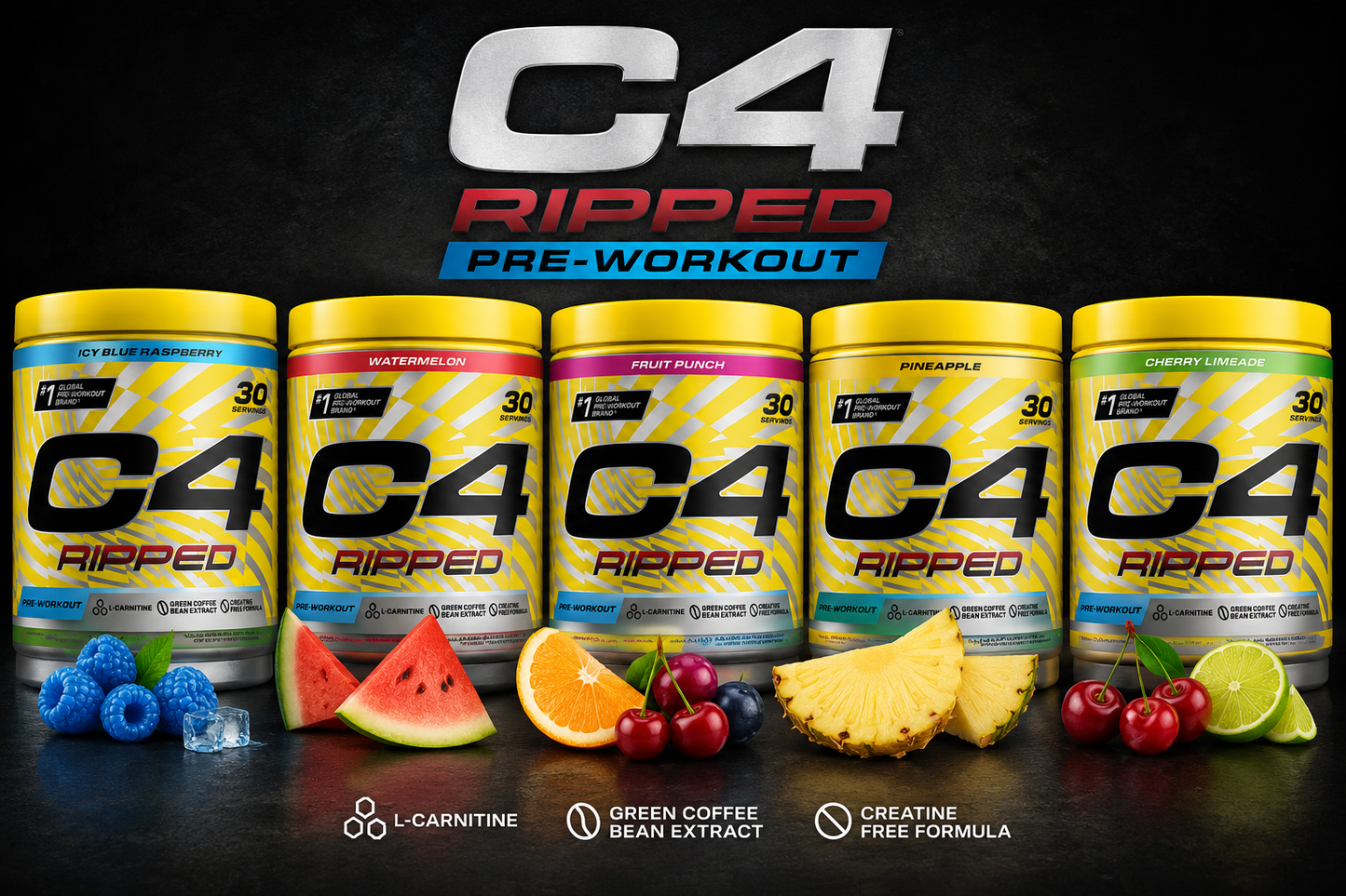Cellucor C4 RIPPED Pre-workout 165g