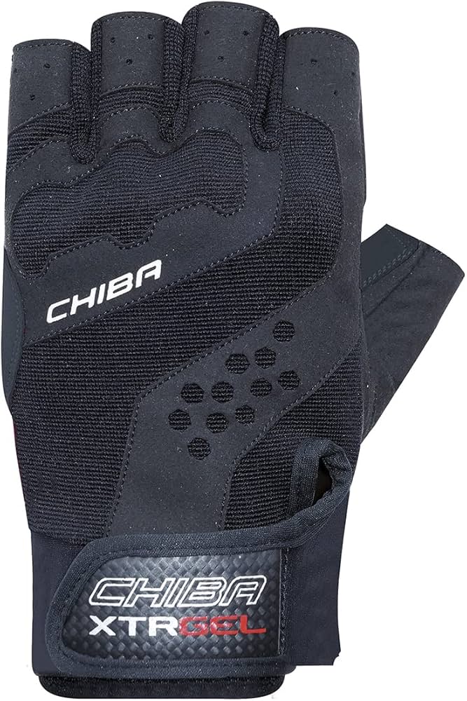 CHIBA Gloves XTR GEL 40168 Black/Black Medium