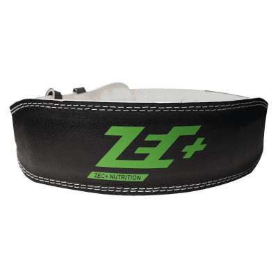 ZEC+ Black leather belt with lumbar padding WEIGHT LIFT BELT XXL size