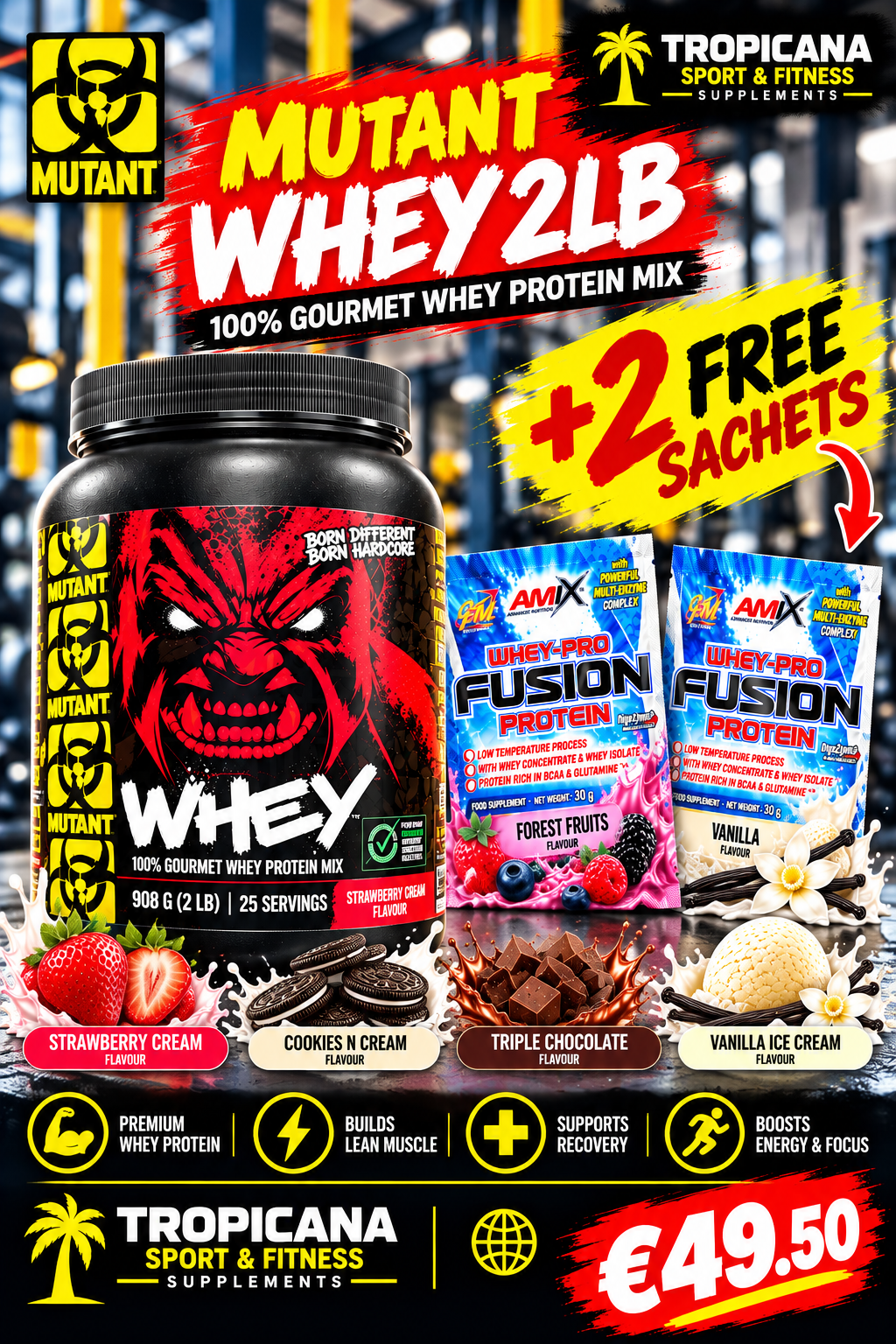 💪 Mutant Whey Protein Bundle Package