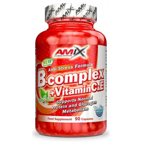 Amix B Complex With Vitamin C + E 90 Capsules