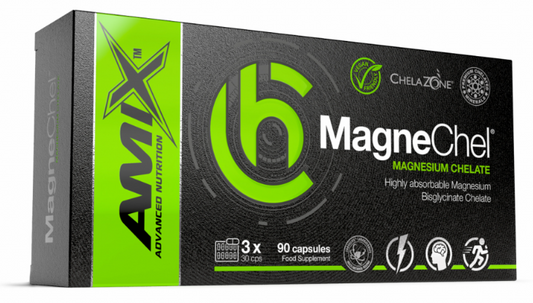 AMIX NUTRITION ChelaZone MagneChel Magnesium Bisglycinate Chelate 90 VCaps