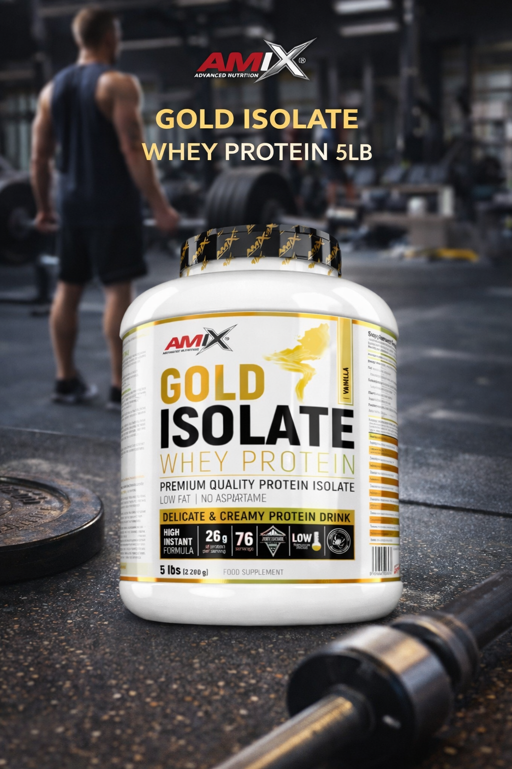 amix gold isolate whey protein 5lb TROPICANA