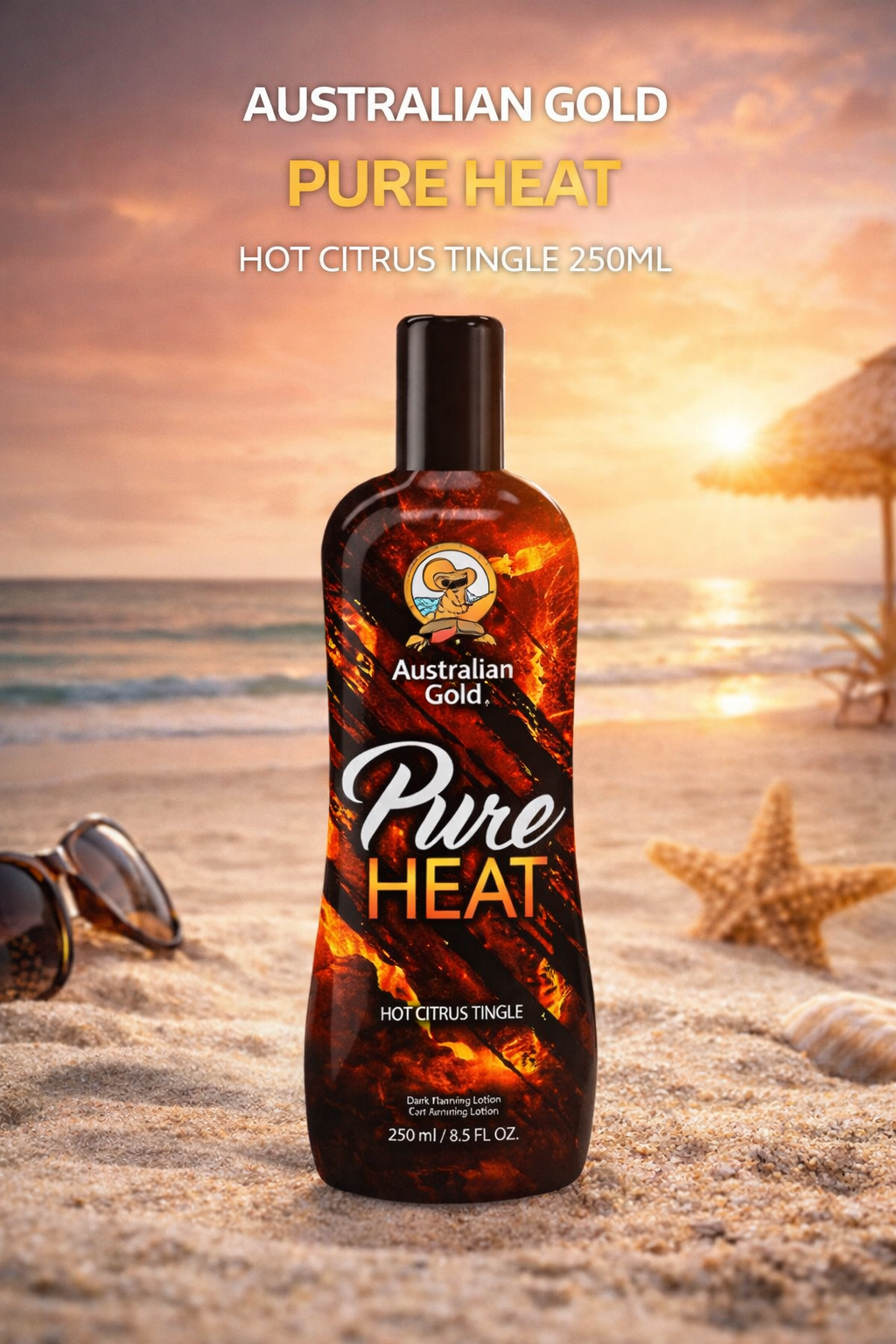 australian gold pure heat tanning lotion TROPICANA