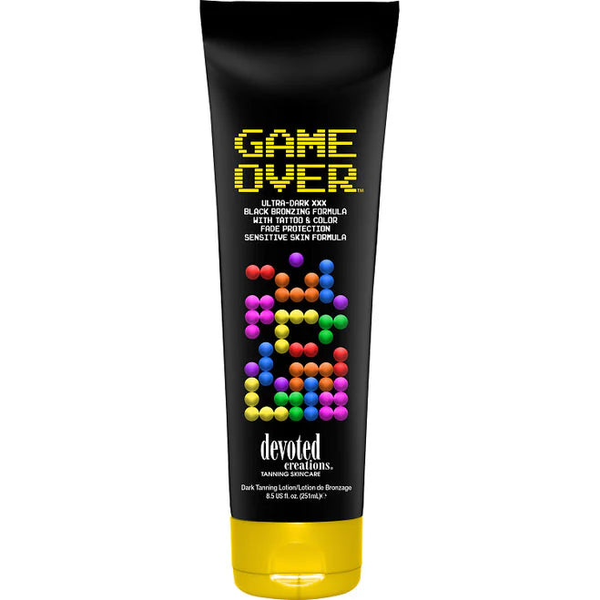 Devoted Creations Game Over Ultra Dark Bronze Tanning Lotion 251ml