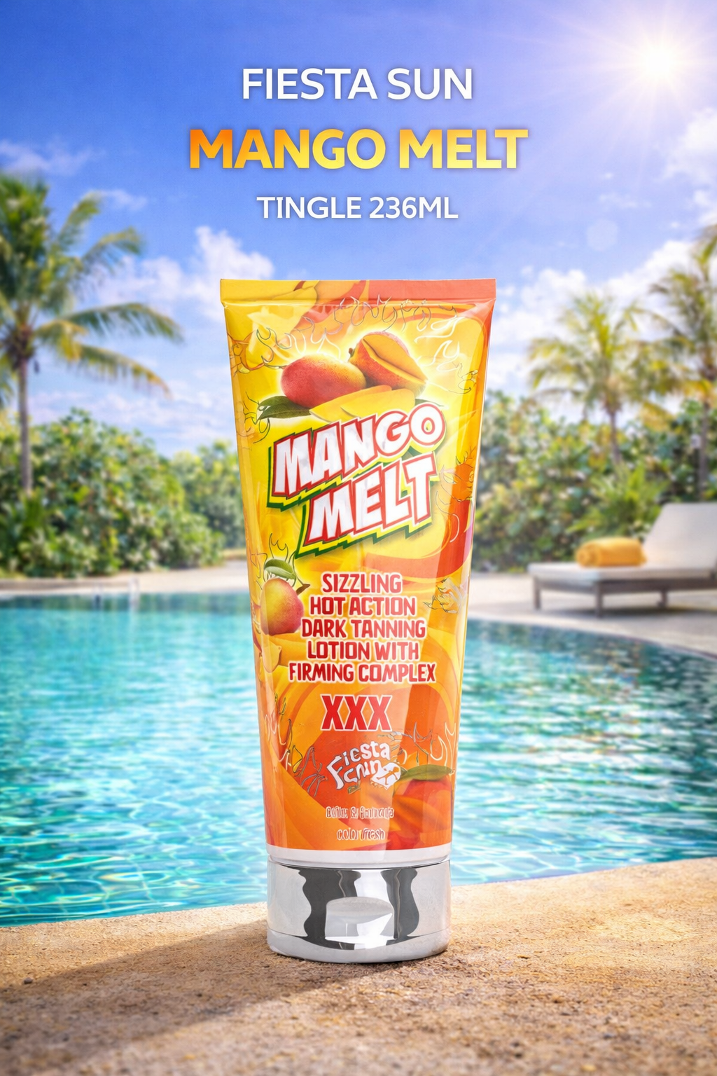 fiesta sun mango melt tanning lotion TROPICANA