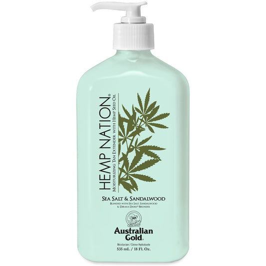 Australian Gold Hemp Nation Moisturizing Tan Extender Sea Salt & Sandalwood 535ml