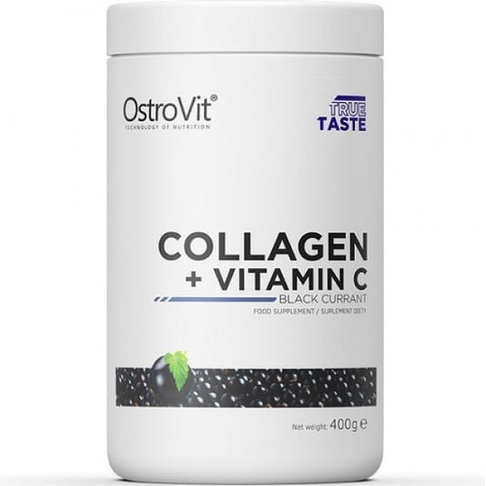 Ostrovit Collagen with Vitamin C Blackcurrant Flavour 400g