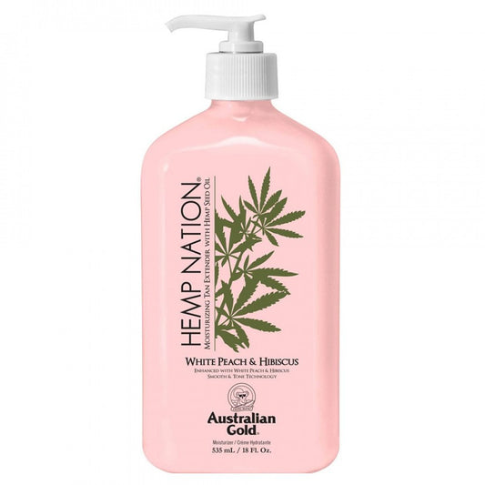 Australian Gold Hemp Nation White Peach & Hibiscus 535ml