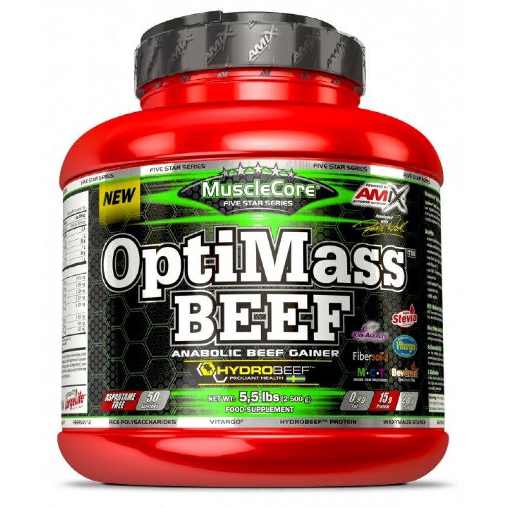 Amix Muscle Core OptiMass Beef Gainer 2.5kg