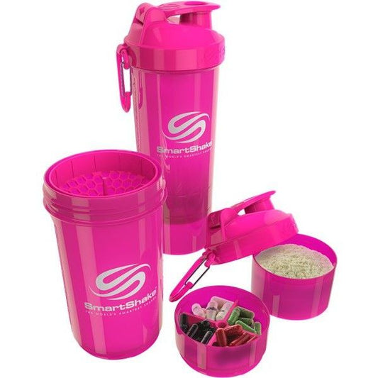SmartShake Original 2 Go Neon Pink 3 in 1  800ml